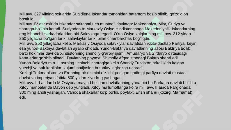 O`zbek davlatchiligining tarixiy bosqichlari (O`zbekiston hududidagi davlatlar tarixi misolida) 4