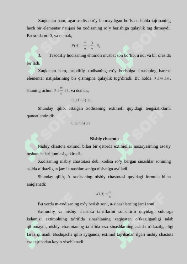 Bernulli tasodifiy miqdorlarning ketma-ketligi 8