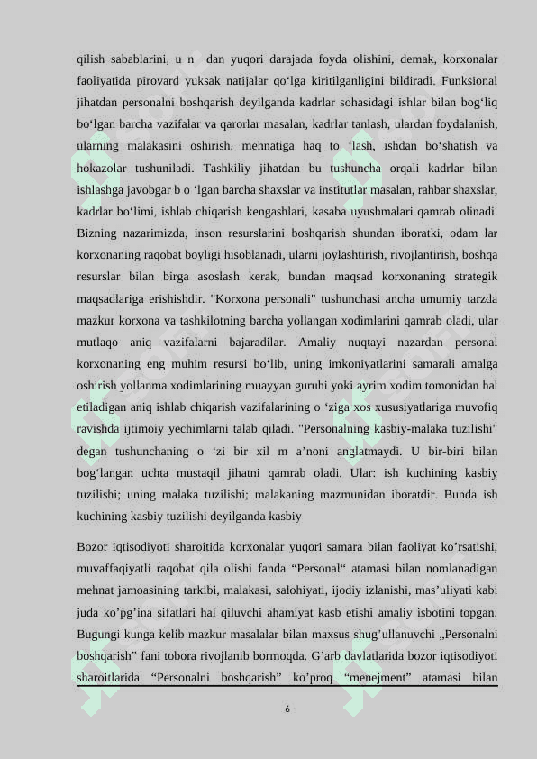 PERSONALNI BOSHQARUVNING PSIXOLOGIK ASOSLARI 6
