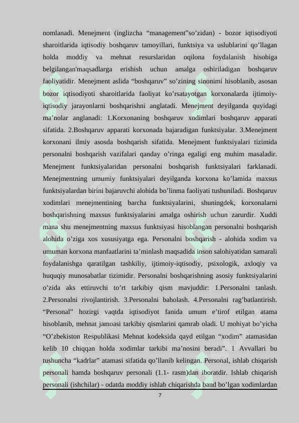 PERSONALNI BOSHQARUVNING PSIXOLOGIK ASOSLARI 7
