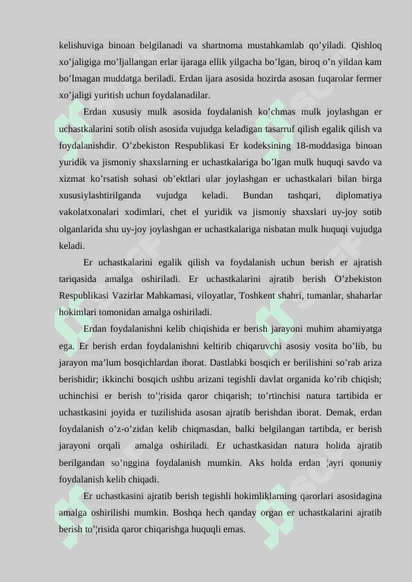 yerdan foydalanish huquqi 8