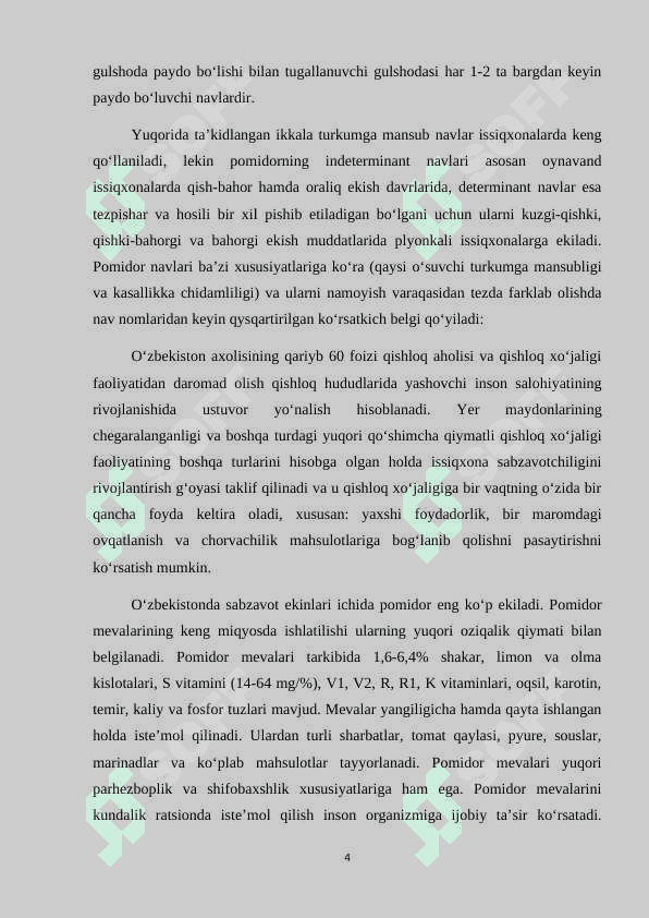 Bahorgi muddatda plyonka qoplami  issitilmaydigan issiqxonalarda pomidor yetishtirish texnologiyasi 4