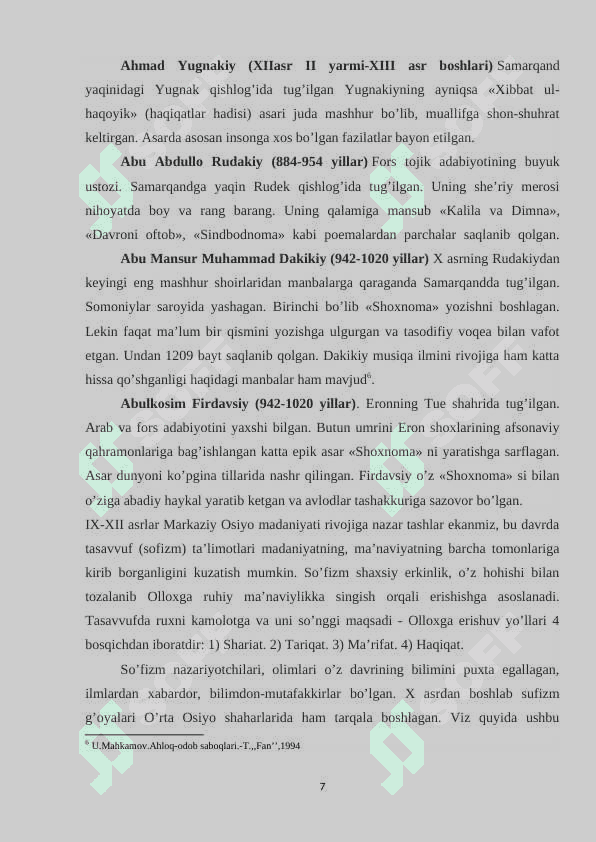 IX-XII asrlarda islom dini va sufiylik 7