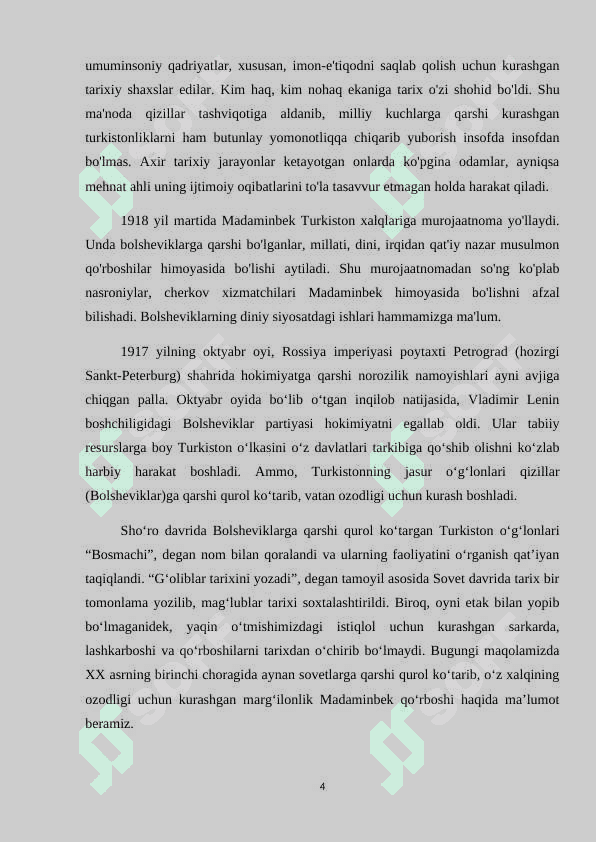 Madaminbek faoliyati va hayoti 4