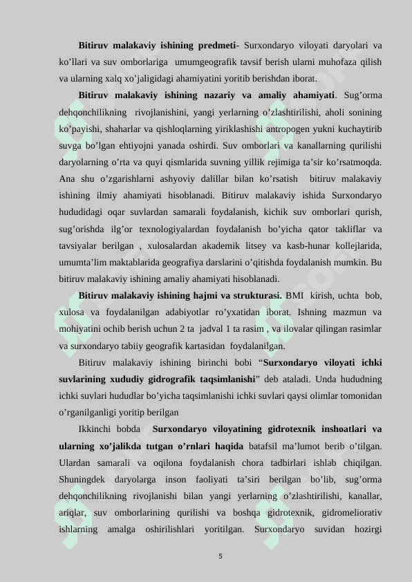 SURXONDARYO VILOYATI IQLIM SHAROITIDA OZUQA BERUVCHI TUTZORLAR BARPO QILISH VA BARGIDAN FOYDALANISH 5