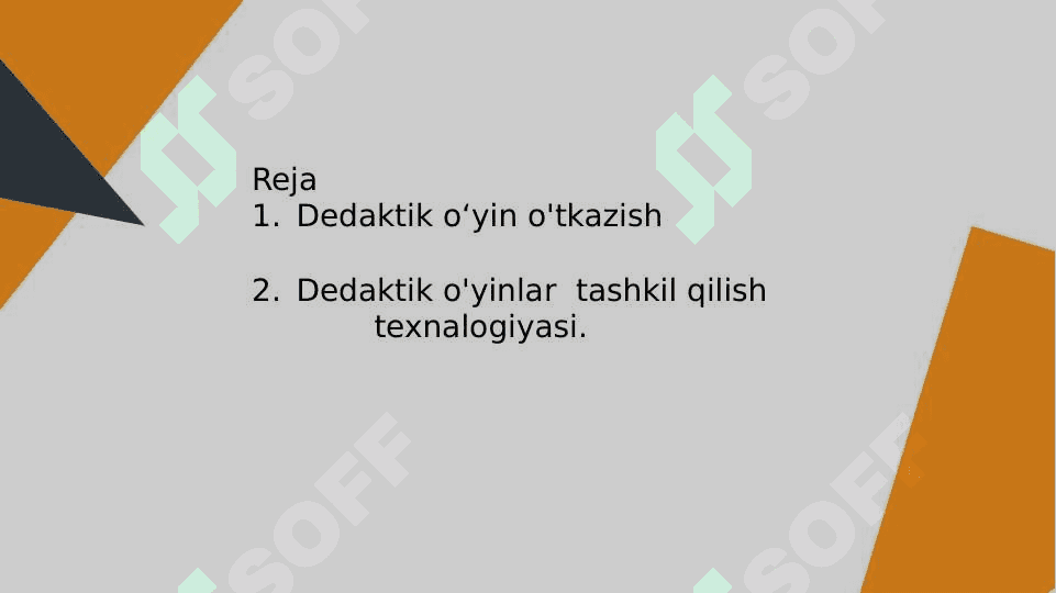 Dedaktik o'yinlar 2