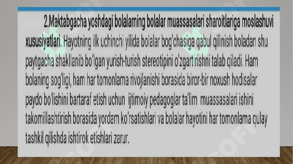 Maktabgacha Yoshdagi bolalar bilan Olib borayotgan ijtimoiy faoliyat 8