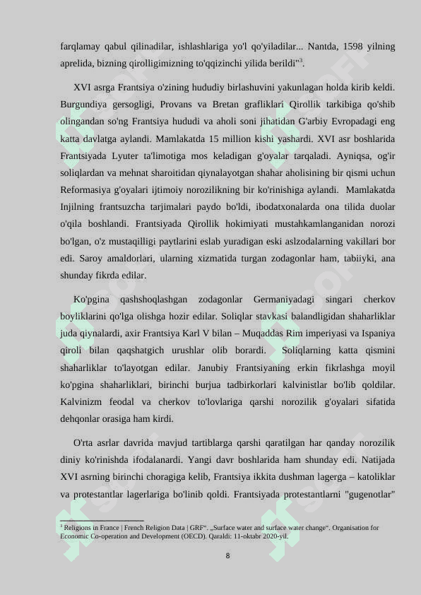 XVI-XVIII ASRLARDA FRANSIYA 8