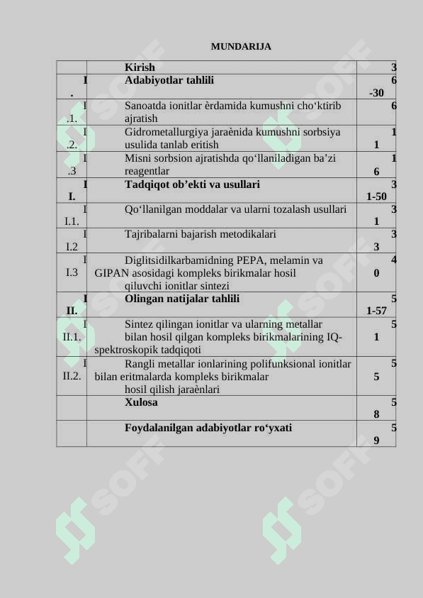 Tarkibida azot va oltingugurt bo‘lgan ionitlar yordamida Ag(I) va Su(II) ionlari sorbsiyasi 2