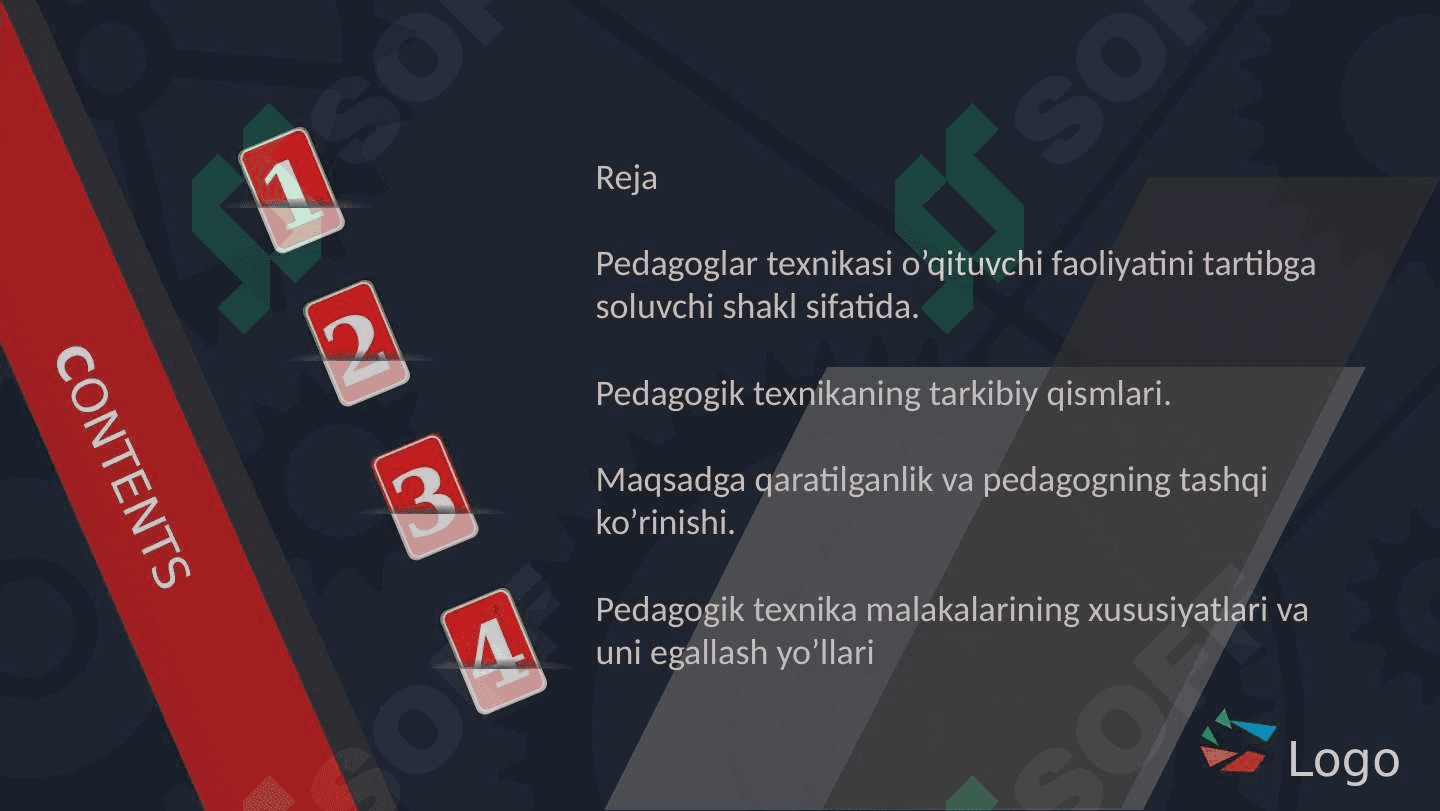 PEDAGOGIK TEXNIKANI SHAKLLANTIRISH METODIKASI 2