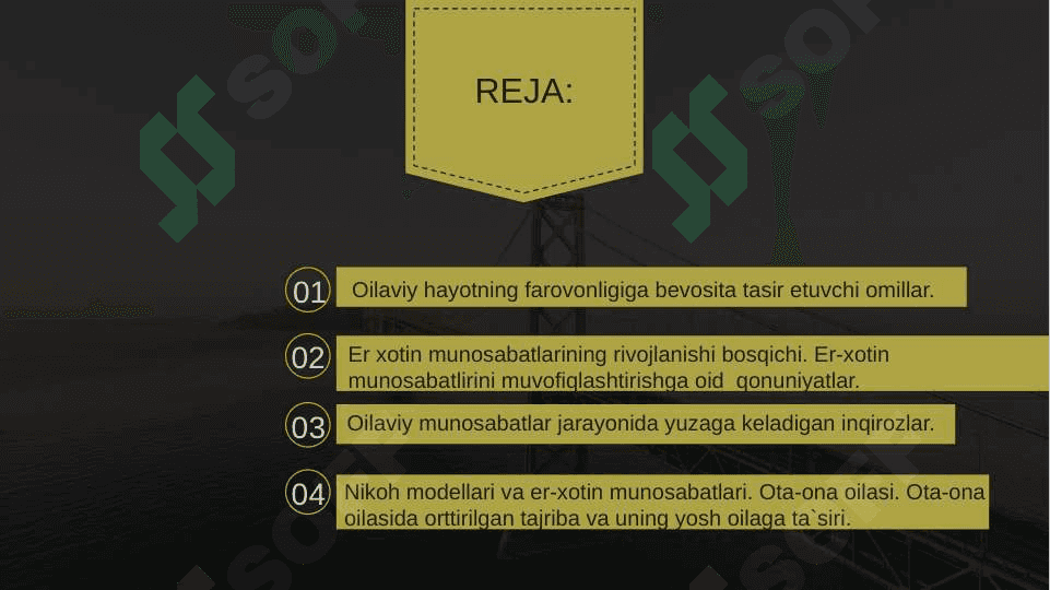 Shaxs yetukligi va oilaviy munosabatlari 2