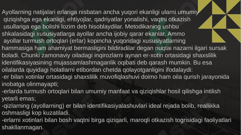 Shaxs yetukligi va oilaviy munosabatlari 6