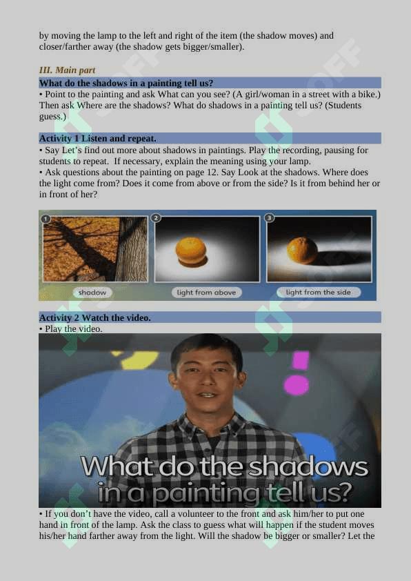 Shadows in painting 3