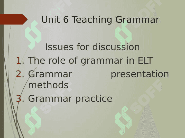 Analysis of grammar tasks 2