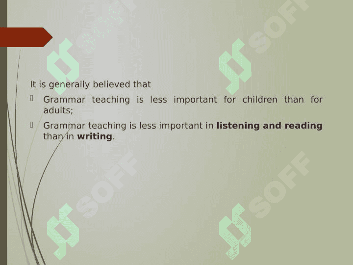 Analysis of grammar tasks 4