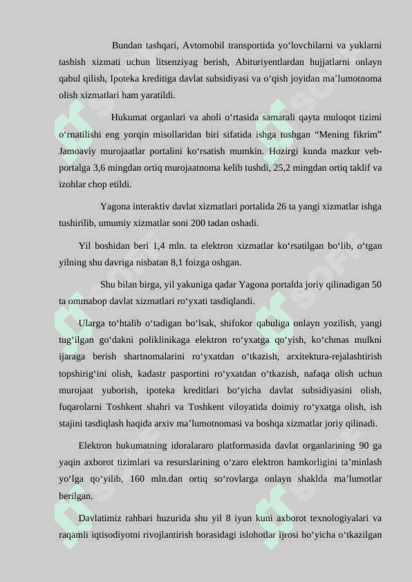 Axborot texnologiyalarining iqtisodiyotdagi o’rni 8
