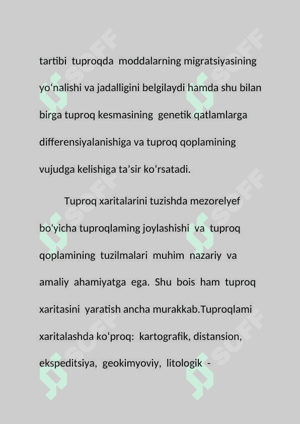 Tuproqlarning kesmasi va xaritalari tuzilishi 4