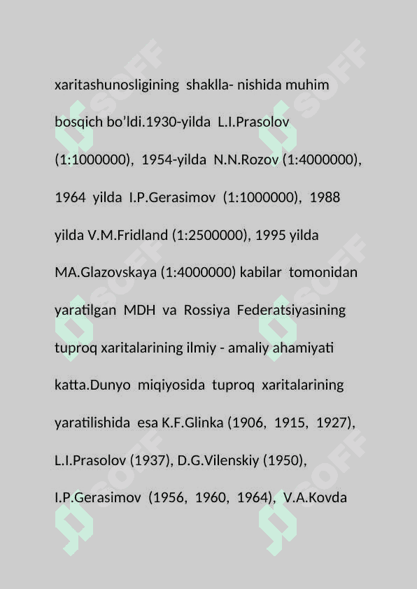 Tuproqlarning kesmasi va xaritalari tuzilishi 7