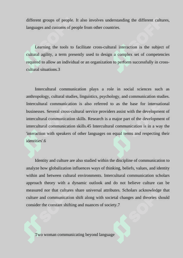 Behaving in intercultural settings 3