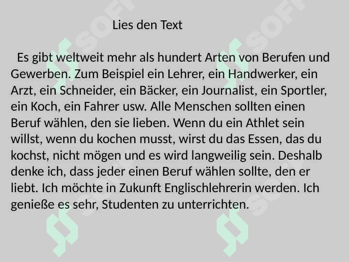 Beruf und Arbeit 3