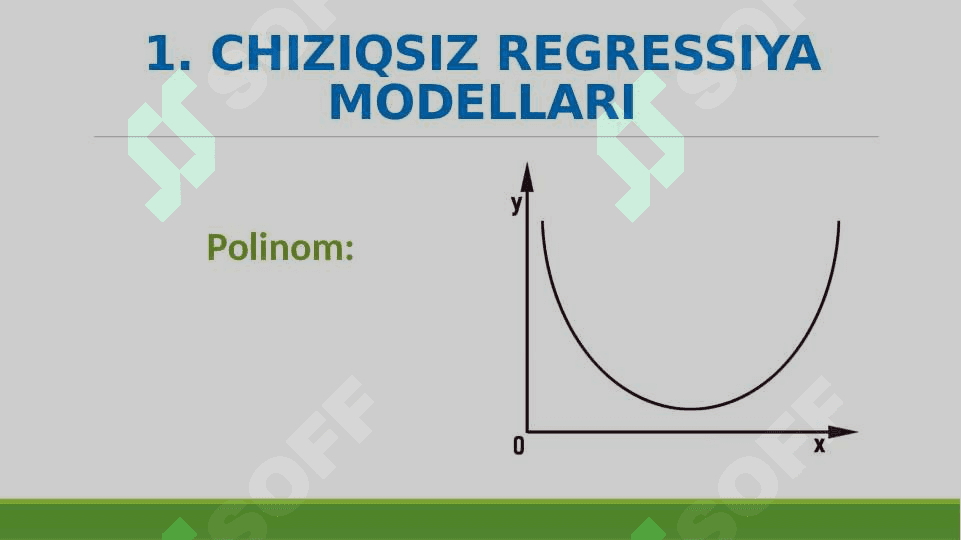CHIZIQSIZ REGRESSIYA 6