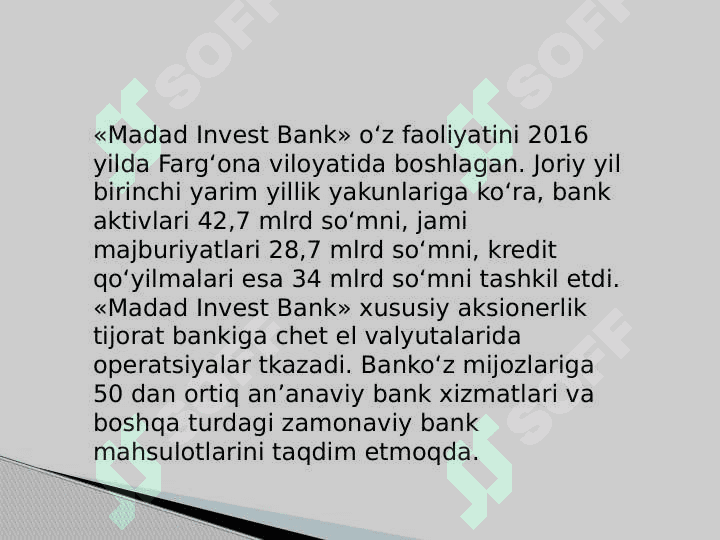 "Madad Invest Bank"aksiyadorlik jamiyati. 3