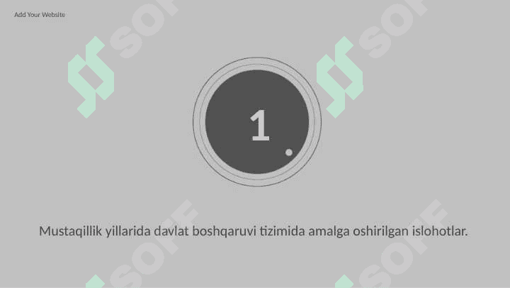 Mustaqillik yillarida davlat boshqaruvi tizimida amalga oshirilgan islohotlar 2