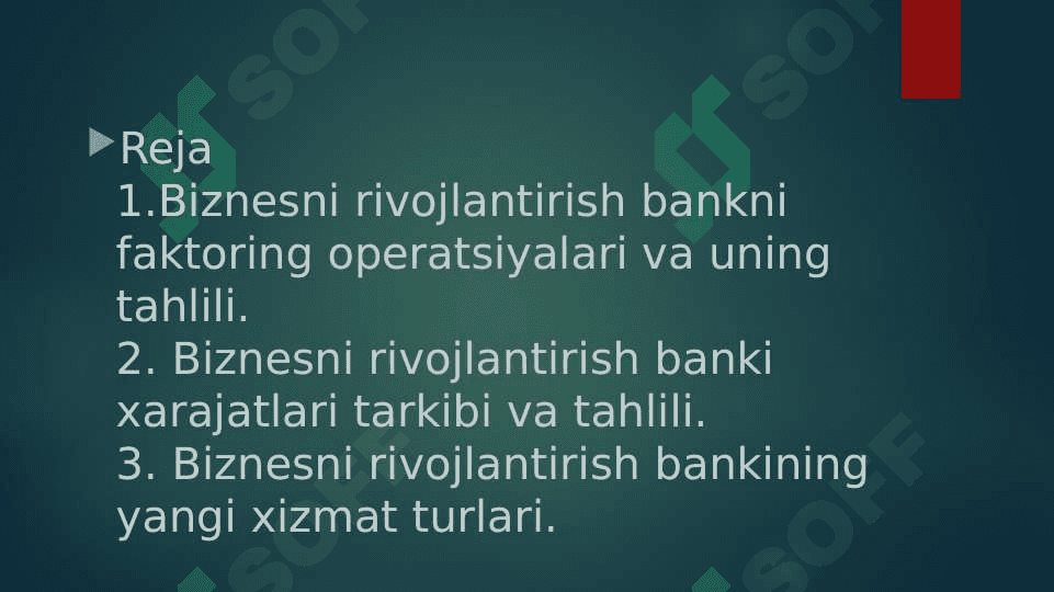 Biznesni rivojlantirish banki aksiyadorlik tijorat banki 2