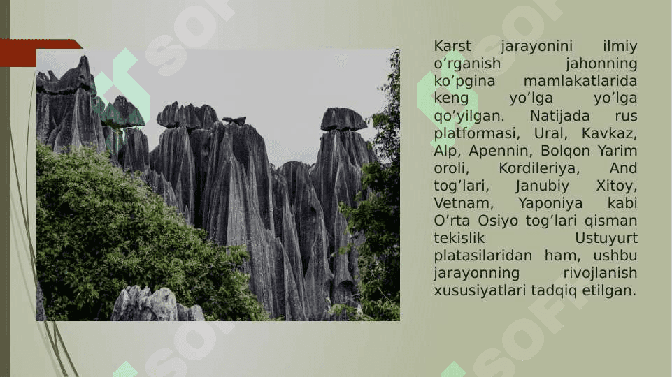 Karst va psevdo karst suffoziya 4