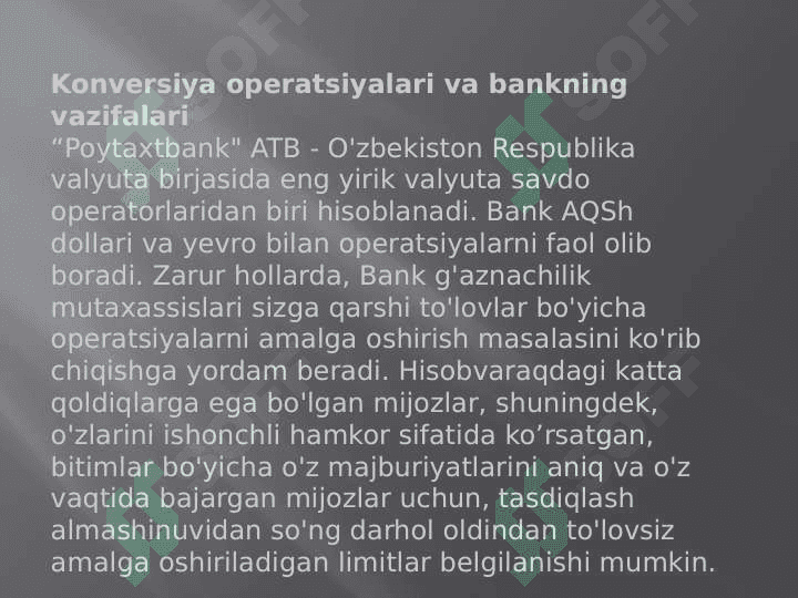 “Poytaxt bank"aksiyadorlik tijorat banki 4