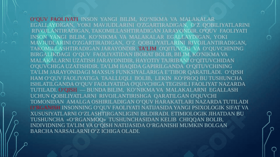TA`LIM PSIXOLOGIYASI 2