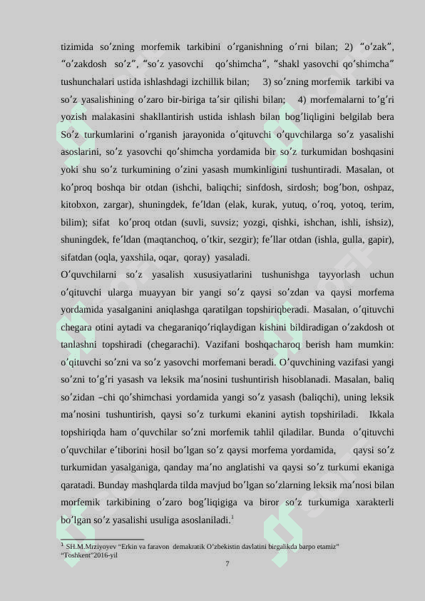 SO’Z TARKIBI MAVZUSINI O’RGATISH METODIKASI 6