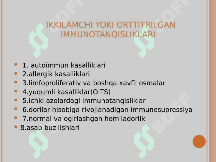 IMMUNOPATALOGIYA TURLARI 4