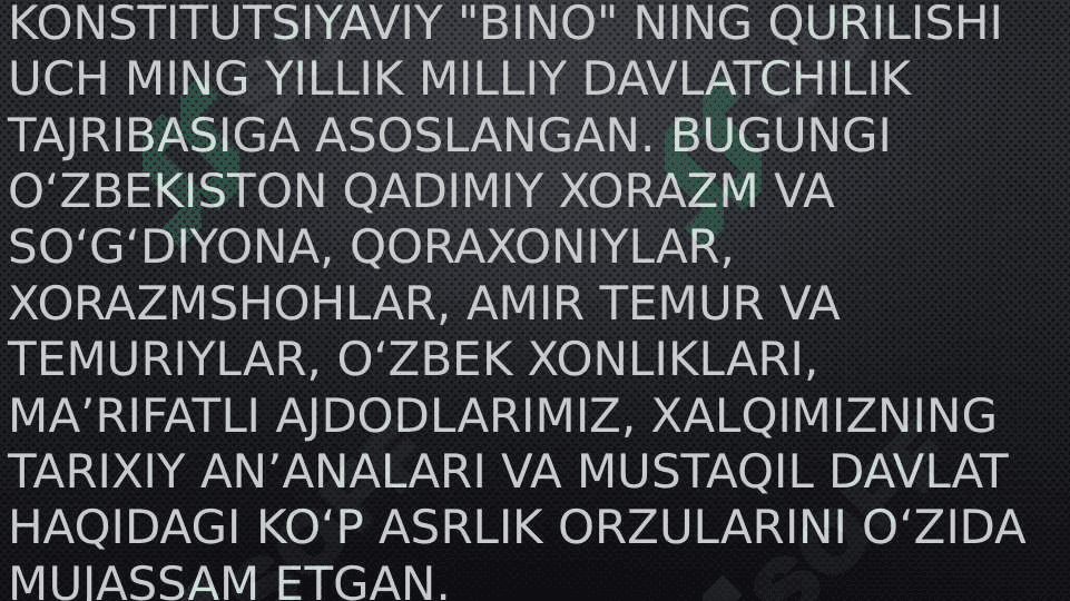 O‘zbekistonning o`ziga xos istiqlol va taraqqiyot yo‘li 3