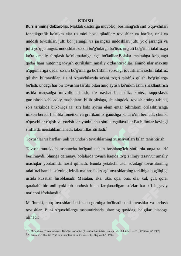 Fonetika va grafika asoslarini oʻrganishda pedagogik texnologiyalarni qoʻllash 2