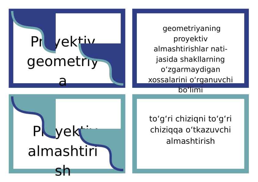 geometriya topologiyadan glossary