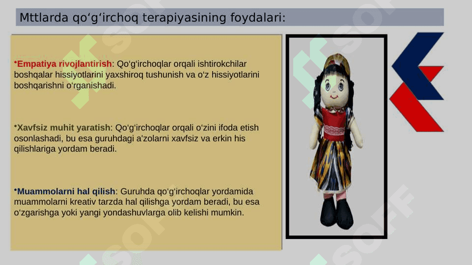 MTT larda qog’irchoqterapiyasini qo’llash. 3