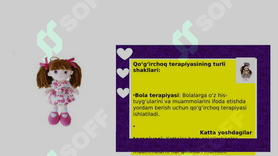 MTT larda qog’irchoqterapiyasini qo’llash. 4
