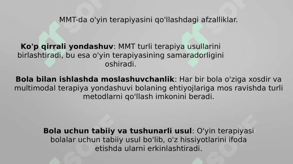Maktabgacha ta’lim yoshidagi bolalarda o’yin terapiyasidan foydalanish usullari. 4