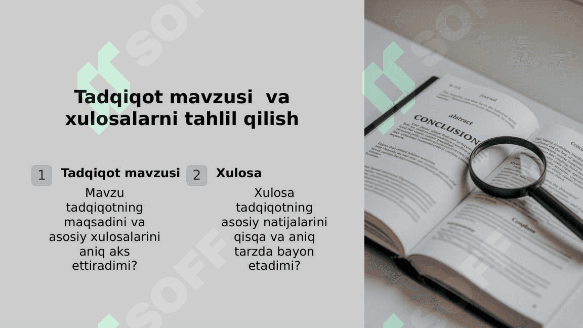 Ilmiy dalillarni baholash. 4