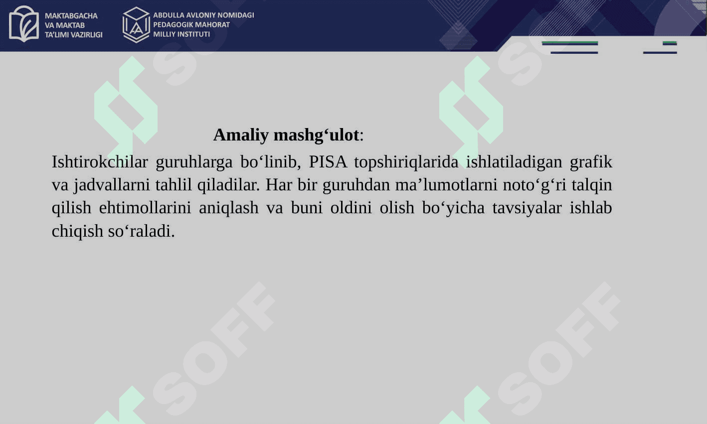 Ma’lumotlarni tahlil qilish ko‘nikmalari 2