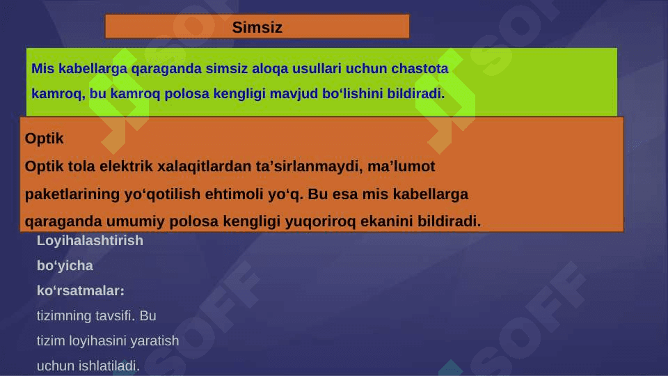 Ma’lumotlarni uzatishda polosa kengligi va bit 4