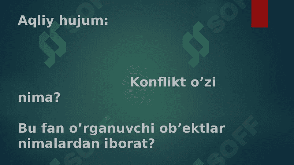 Pedagogik konfliktologiya 6