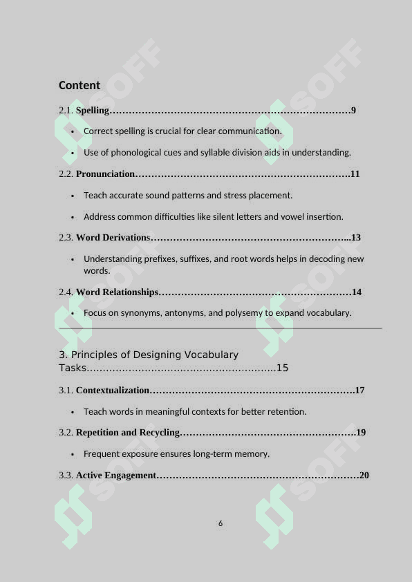 Designing vocabulary tasks in teaching English at senior school 6