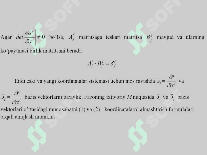 Koordinatalarni almashtirish silindrik va    sferik koordinatalar 4