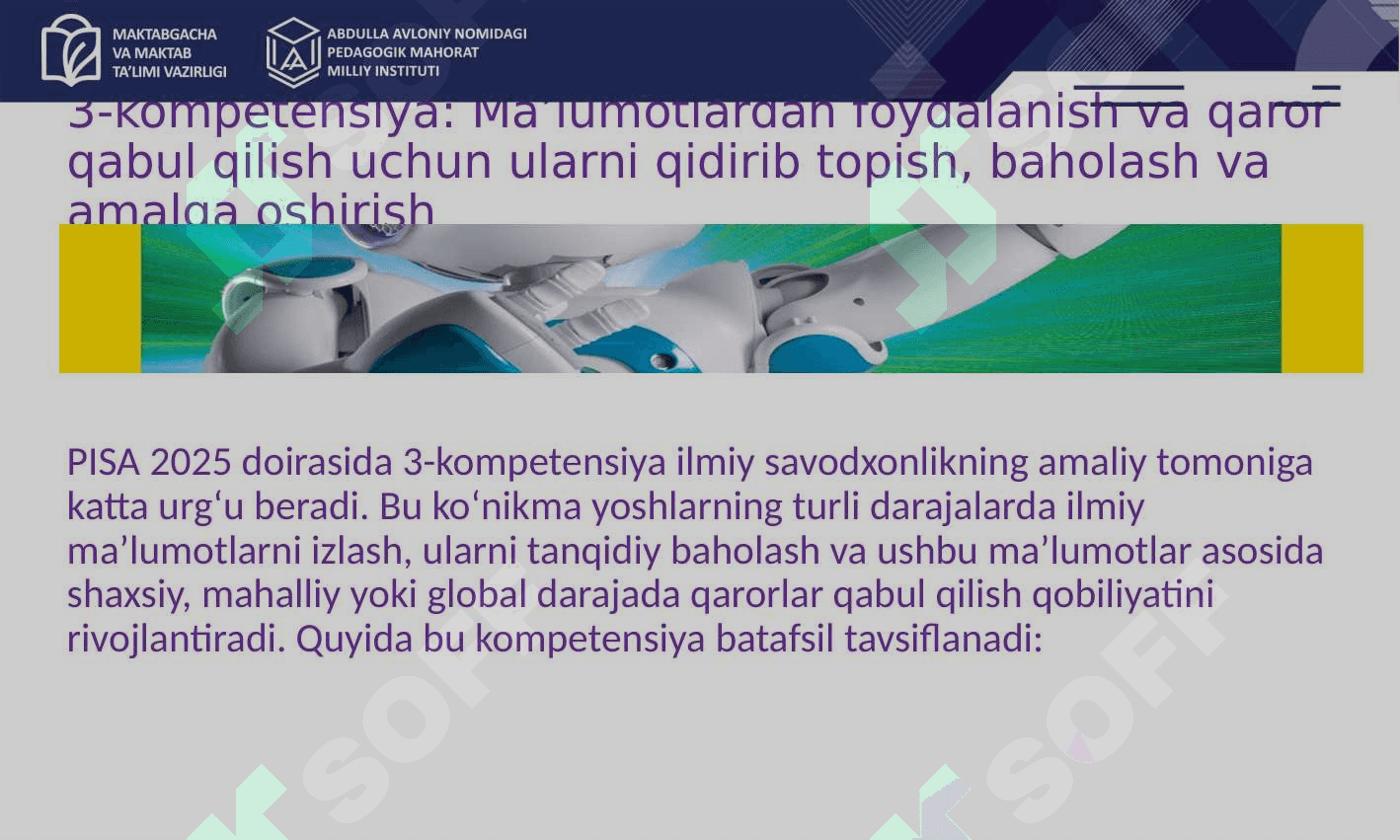PISA TADQIQOTI 3