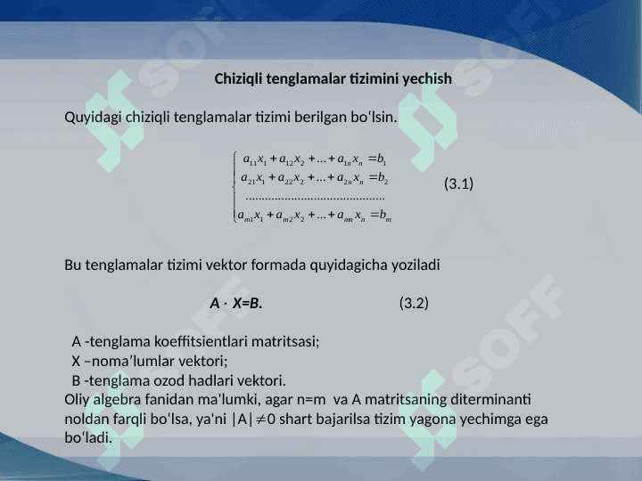 Chiziqli dasturlash masalalarini yechish usullari 4