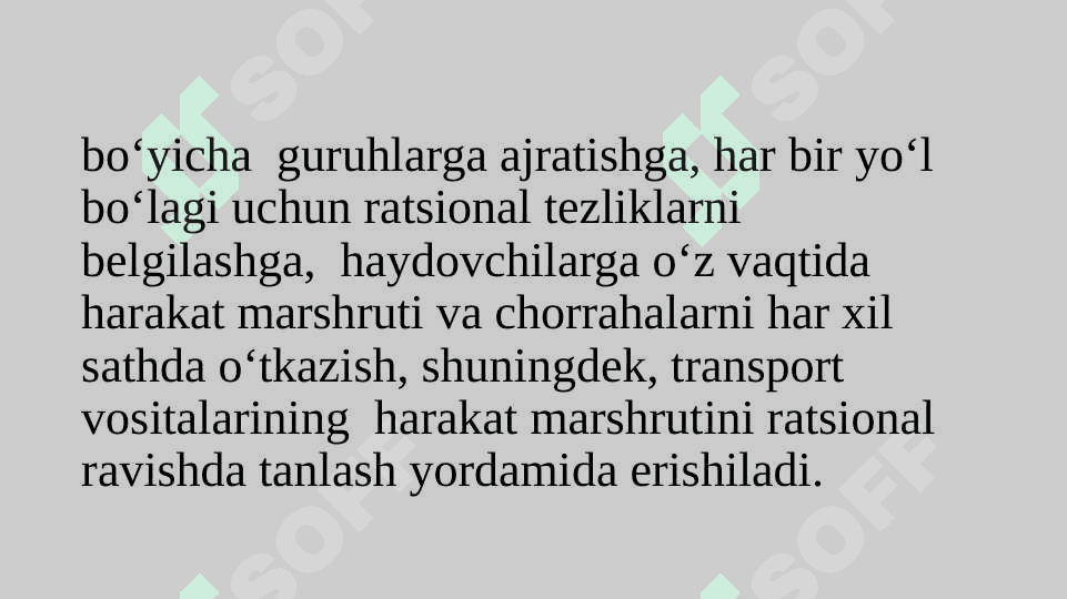 O’zRda harakat xavfszlik taminalash tizimi,boshqarish, tashkil etsh va huquqiy tartibga solish 8