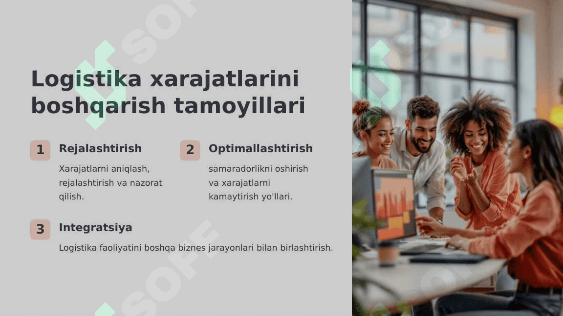 Logistika xarajatlari tarkibi 4