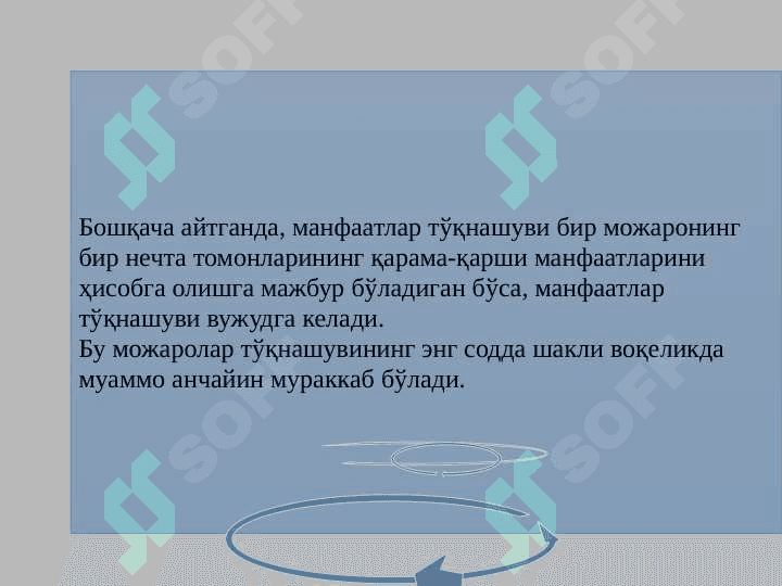 Адвокат ва манфаатлар тўқнашуви .Адвокат гонарари.Замонавий нотиқликка  кириш. 4
